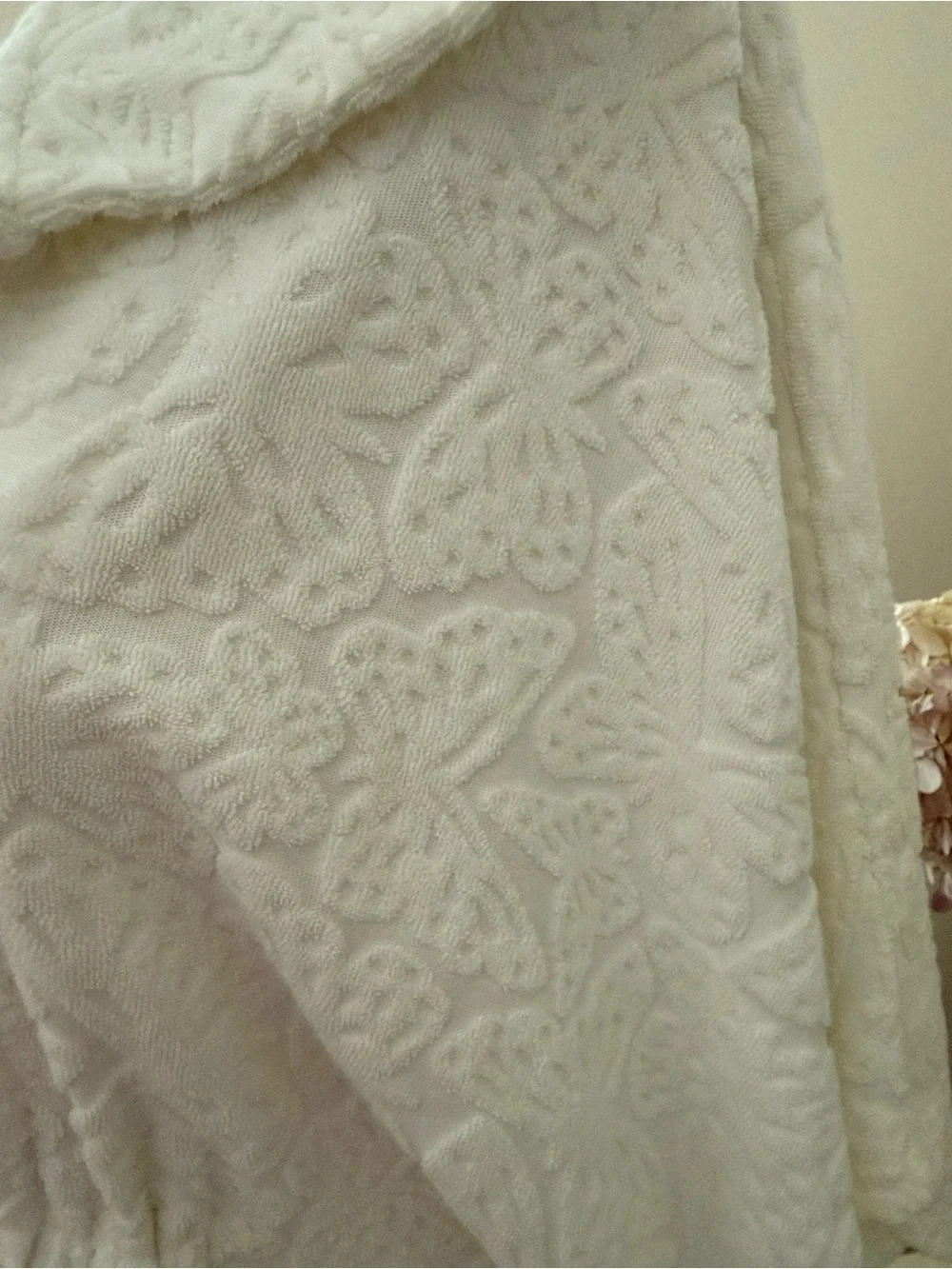 Juicy Couture White Hooded Terry Cover-Up